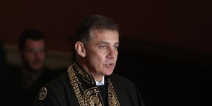 Θάνος Δημόπουλος, πρύτανης με τήβεννο