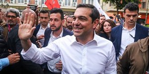 Ο Αλέξης Τσίπρας σε περιοδεία στο Αγρίνιο