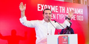 Ο Αλέξης Τσίπρας σε προεκλογική περιοδεία στα Ιωάννινα