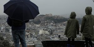 Βροχή στην Αθήνα 