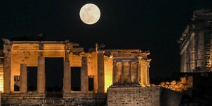 Πανσέληνος στην Ακρόπολη