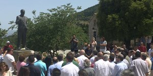 Μνημόσυνο για τον Ανδρέα Παπανδρέου στο Καλέντζι Αχαΐας 