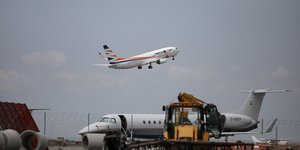 Αεροσκάφη στο αεροδρόμιο «Μακεδονία»