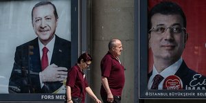 Στο πρόσωπο του Ρετζέπ Ταγίπ Ερντογάν στηρίζεται πλέον η προεκλογική εκστρατεία για τον δήμο της Κωνσταντινούπολης