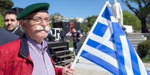 Στιγμιότυπο από παλαιότερη συγκέντρωση διαμαρτυρίας απόστρατων αξιωματικών