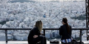 Θέα της Αθήνας από τον Λυκαβηττό