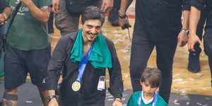 Ο Δημήτρης Γιαννακόπουλος, πρόεδρος του Παναθηναϊκού