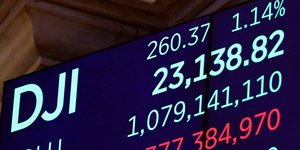 Πίνακας στο χρηματιστήριο της Νέας Υόρκης