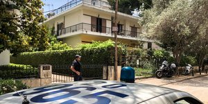 Το σπίτι στην Αγία Παρασκευή όπου έγινε το έγκλημα