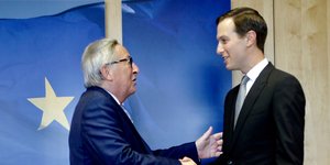 Ο Τζάρεντ Κούσνερ με τον Γιούνκερ