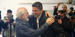 Ο Ιβάν Σαββίδης με τον Ραζβάν Λουτσέσκου