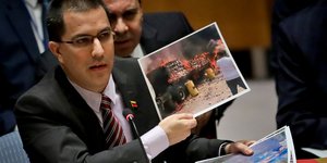 Ο ΥΠΕΞ της κυβέρνησης Μαδούρο στη Βενεζουέλα σε συνεδρίαση των Ηνωμένων Εθνών