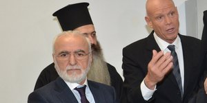 Ο Ιβάν Σαββίδης και ο Τζώνη Καλημέρης