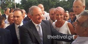 Ο Κώστας Καραμανλής και η Νατάσσα Παζαΐτη