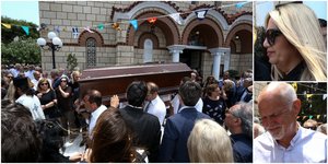 Σε φορτισμένο συγκινησιακά κλίμα η κηδεία του Ροβέρτου Σπυρόπουλου