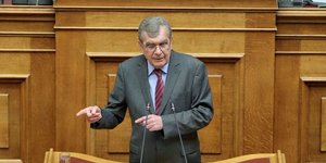 Ο Δημήτρης Κρεμαστινός στη Βουλή