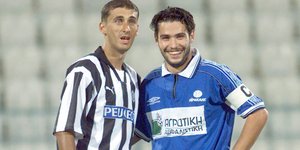 Ο Γιώργος Ξενίδης (δεξιά)