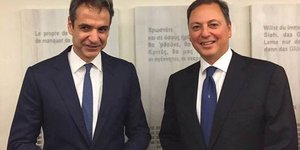 Σπήλιος Λιβανός και Κυριάκος Μητσοτάκης