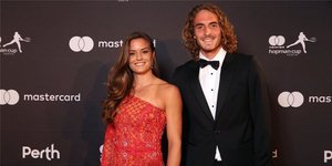 Μαρία Σάκκαρη και Στέφανος Τσιτσιπάς