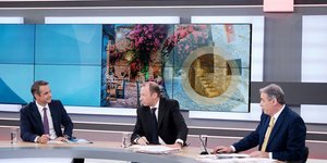 O Κυριάκος Μητσοτάκης στο κανάλι Open