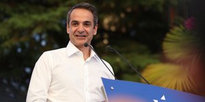 Ο Κυριάκος Μητσοτάκης στην Πάτρα