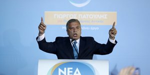 Ο Γιώργος Πατούλης στην πρώτη του ομιλία