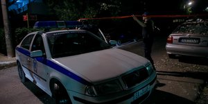 Περιπολικό της αστυνομίας παρκαρισμένο