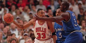 Ο Σκότι Πίπεν με τη φανέλα των Bulls