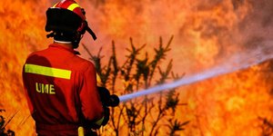 H πυρκαγιά έχει αποτεφρώσει 40.000 στρέμματα δασικής έκτασης στην Ισπανία