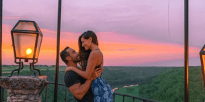 Ο Σάκης Τανιμανίδης με την Χριστίνα Μπόμπα