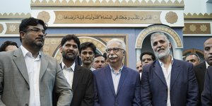 Στα εγκαίνια του Ισλαμικού Τεμένους