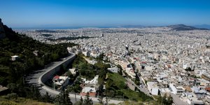 Θέα της Αθήνας από τα Τουρκοβούνια