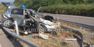 Τροχαίο δυστύχημα στην Αταλάντη