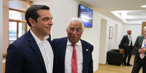 Ο Αλέξης Τσίπρας με τον Αντόνιο Κόστα
