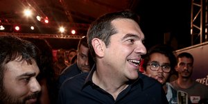 Αλέξης Τσίπρας βραδιά εκλογών