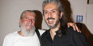 O Γιάννης Χαρούλης με τον πατέρα του, Μανώλη