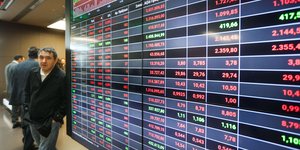 Πίνακας μετοχών στο Χρηματιστήριο