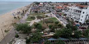 Καταστροφές στη Νέα Πλαγιά της Χαλκιδικής