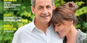 Ο Νικολά Σαρκοζί εμφανίζεται στο εξώφυλλο του Paris match ψηλότερος από την Μπρούνι