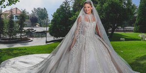 Η νύφη του Elie Saab με νυφικό δικής του δημιουργίας