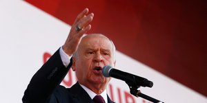 Ο Τούρκος εθνικιστής πολιτικός Ντεβλέτ Μπαχτσελί 