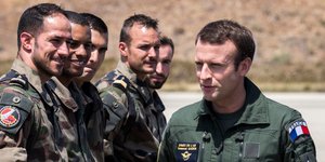 O πρόεδρος της Γαλλίας, Εμανουέλ Μακρόν 