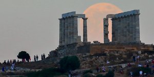 Πανσέληνος στο Σούνιο