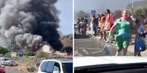 H πυρκαγιά ξέσπασε σε ρεστοράν δίπλα στο υδάτινο πάρκο 