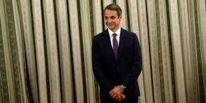 O πρωθυπουργός Κυριάκος Μητσοτάκης