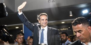 O Κυριάκος Μητσοτάκης