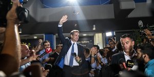 O πρόεδρος της ΝΔ, Κυριάκος Μητσοτάκης