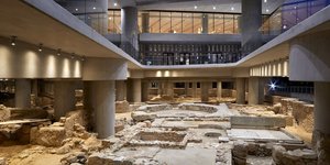 ανασκαφή στα θεμέλια του Μουσείου