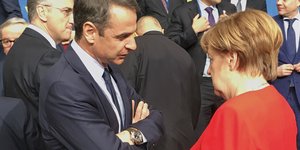 Τετ α τετ Μητσοτάκη Μέρκελ