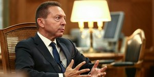 O διοικητής της ΤτΕ, Γιάννης Στουρνάρας